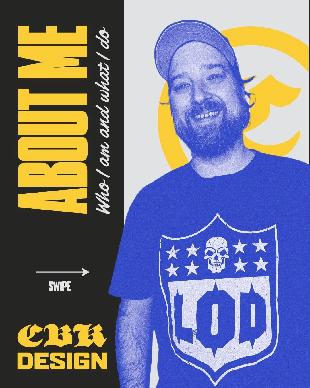 A little bit about me:

Hey, I&rsquo;m Casey, the designer behind CBK Design.

Design and subculture have always gone hand in hand for me.
From playing riffs in dive bars to building brands on screen, it&rsquo;s all about connection and energy. CBK D