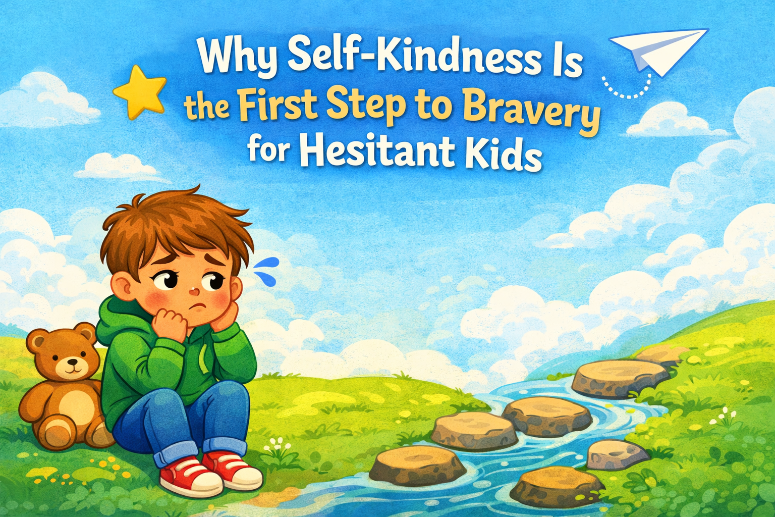 Why Self-Kindness Is the First Step to Bravery for Hesitant Kids