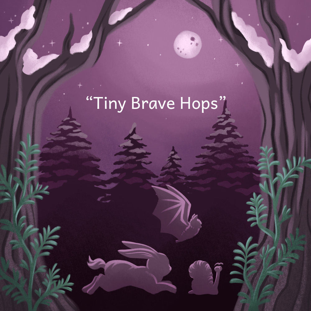 Yabbit the Rabbit, Snail, and Bat take Tiny Brave Hops to find the She-Wolf.