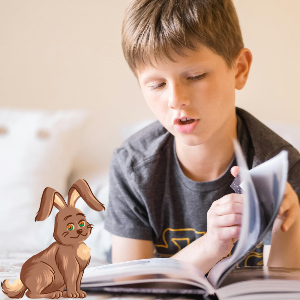 Older child reading a thoughtful picture book that builds confidence, empathy, and emotional resilience