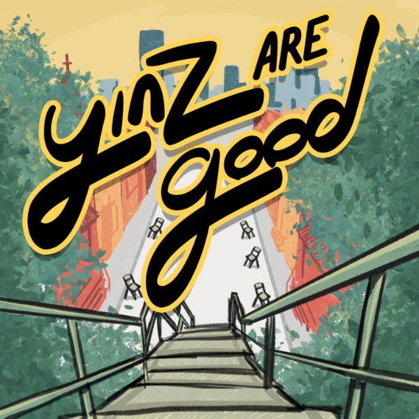 Yinz Are Good podcast interview featuring KD Schnee and The Rabbit in the Moon children's book about courage, confidence, and emotional growth