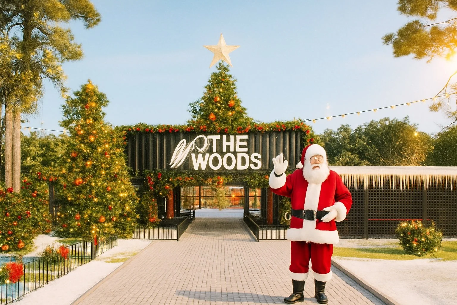 Santa Sundays at winter woodsland