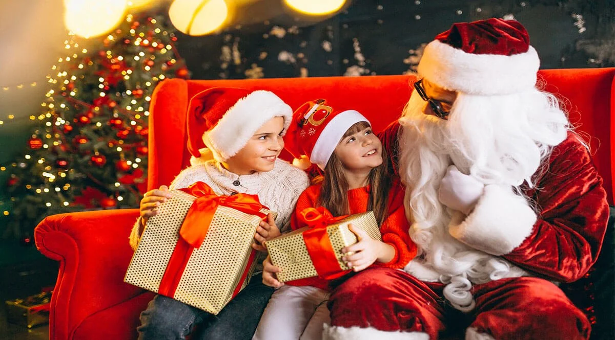 Santa Sundays at winter woodsland