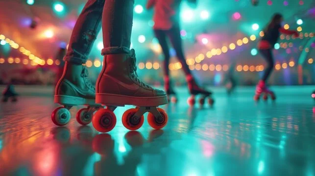 Adult Silent Disco Skate Night