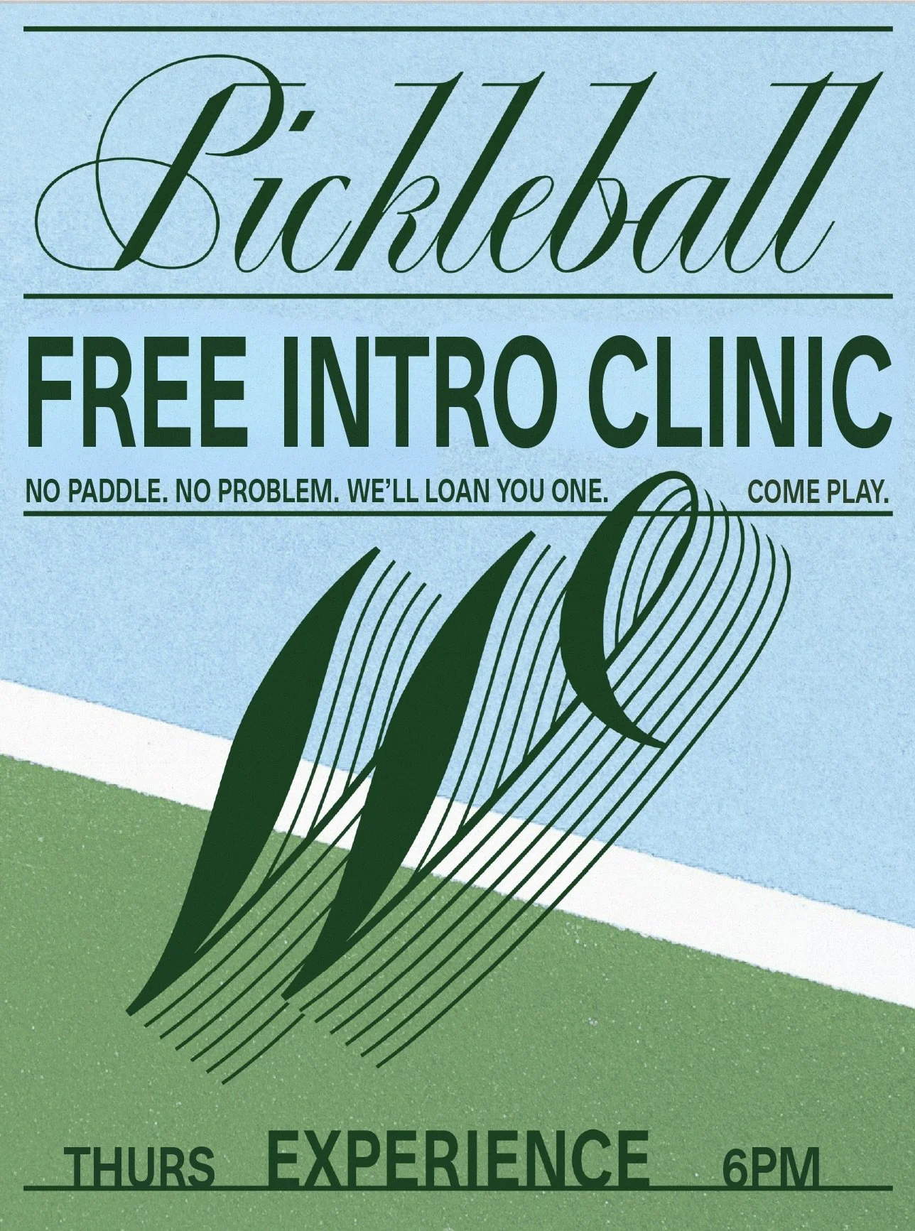 FREE INTRO TO PICKLEBALL