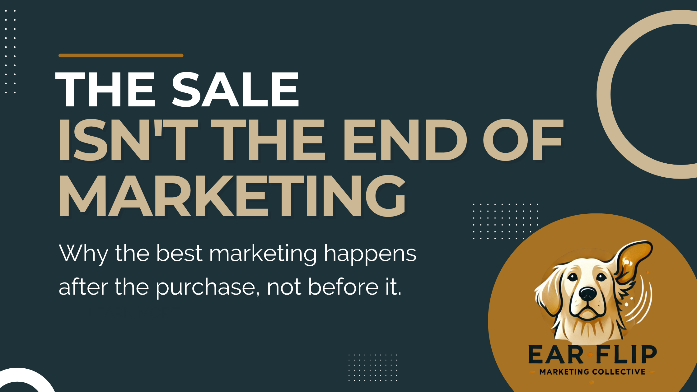 The Sale Isn't the End of Marketing
