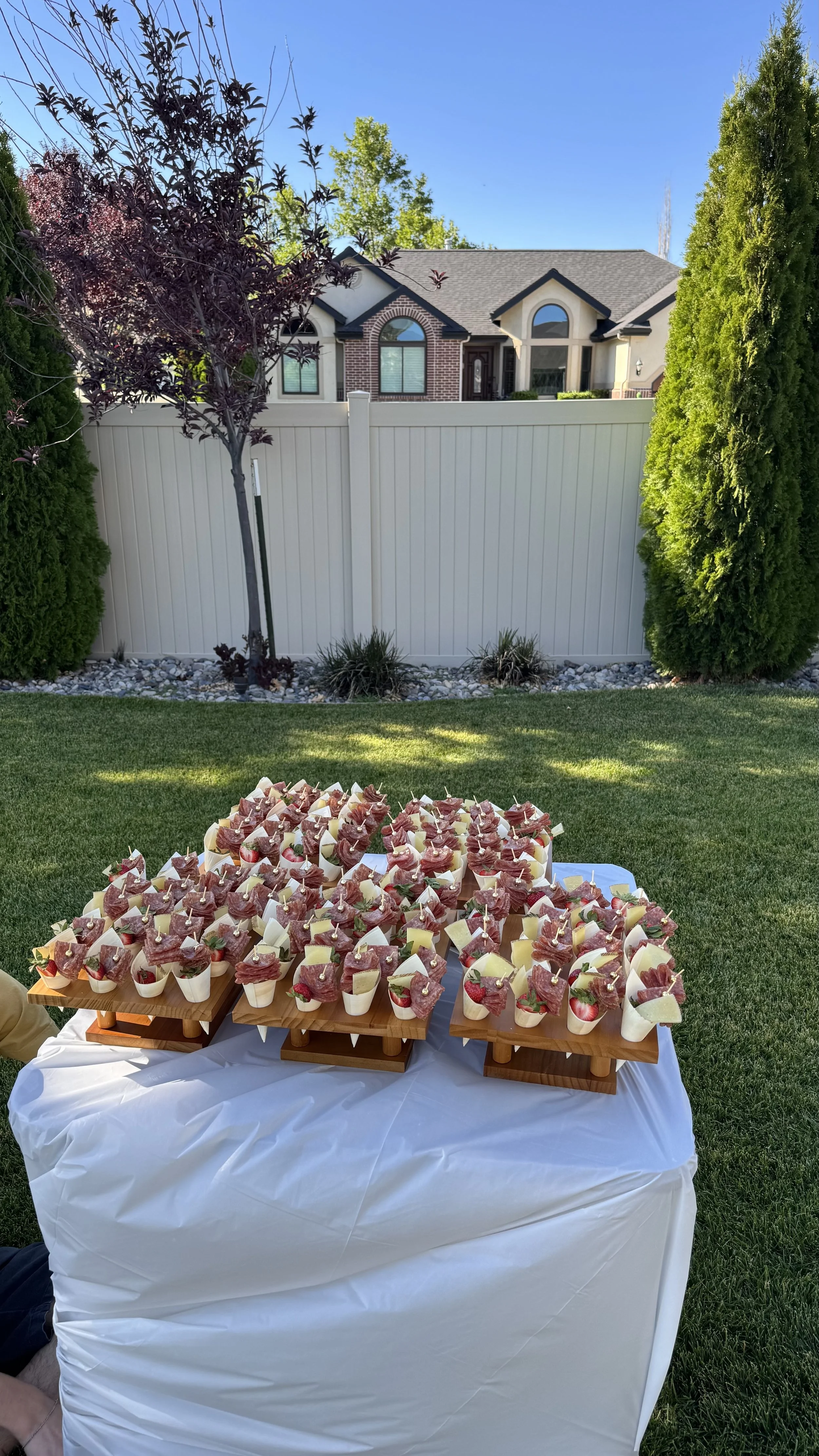 charcuterie cones for a girls night out group in Lehi, Utah, utah charcuterie