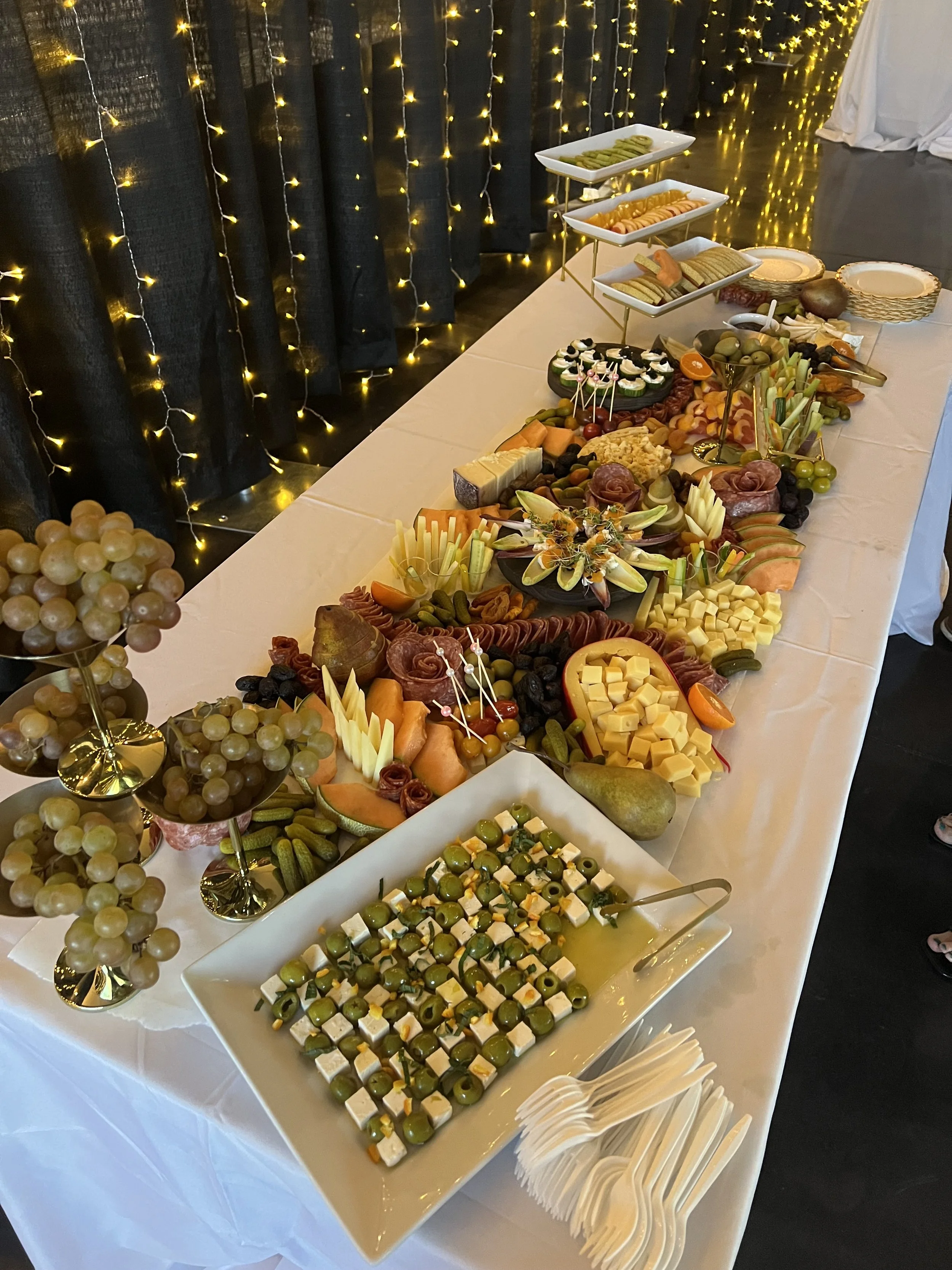 Client appreciation charcuterie grazing table in Utah County, utah charcuterie