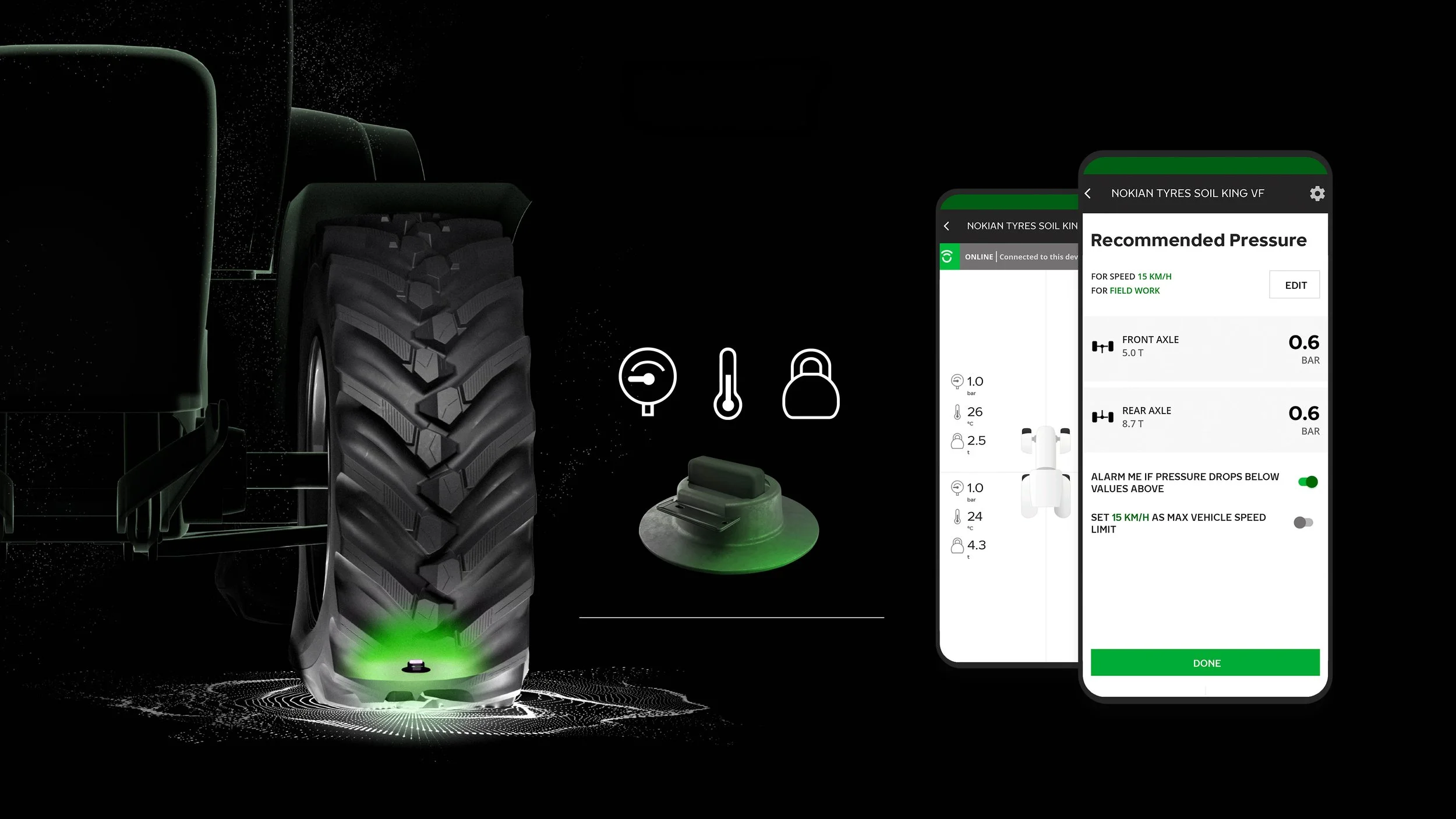 Award-winning Intuitu 2.0 takes the guesswork out of tyre pressure for tractors