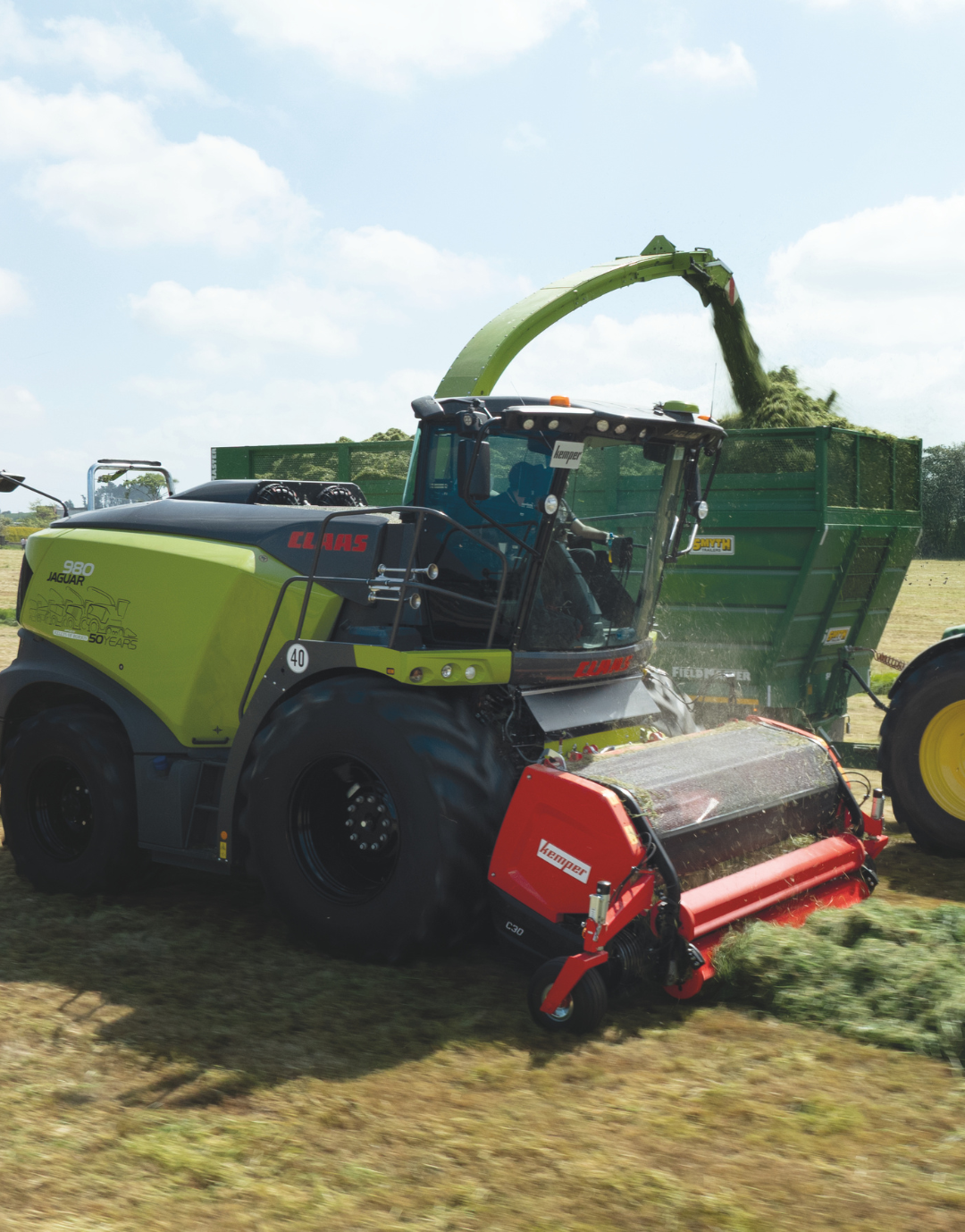 Keeping high-horsepower forage harvesters fed