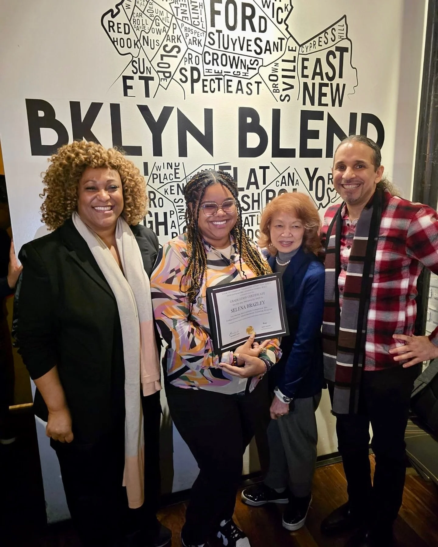 Last month I graduated from the Comprehensive Small Business Training Program hosted by the Local Development Corporation of East New York’s Entrepreneurship Assistance Center (EAC)! What an honor it has been to learn, grow, and connect with ex