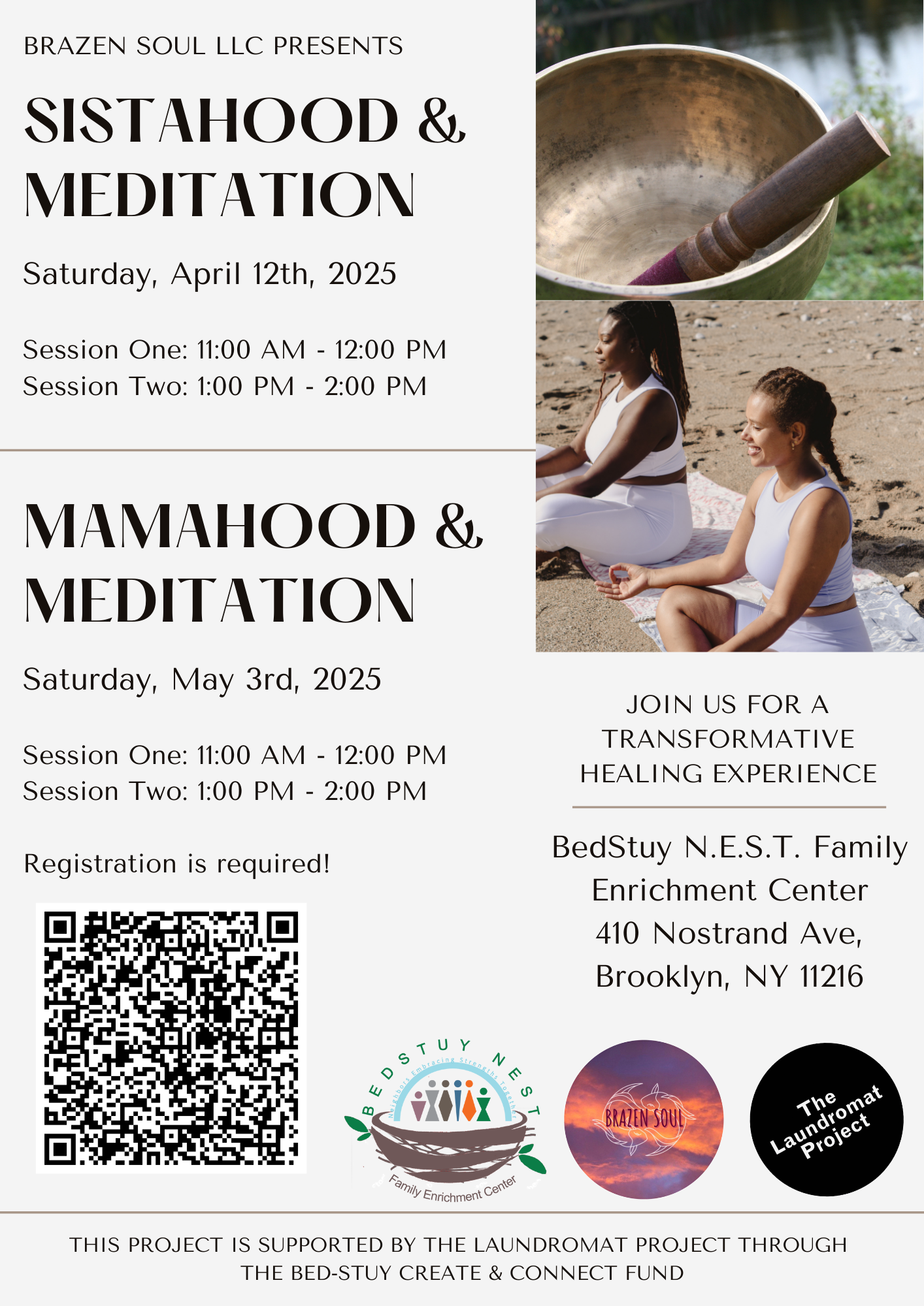 Sistahood & Meditation | Mamahood & Meditation