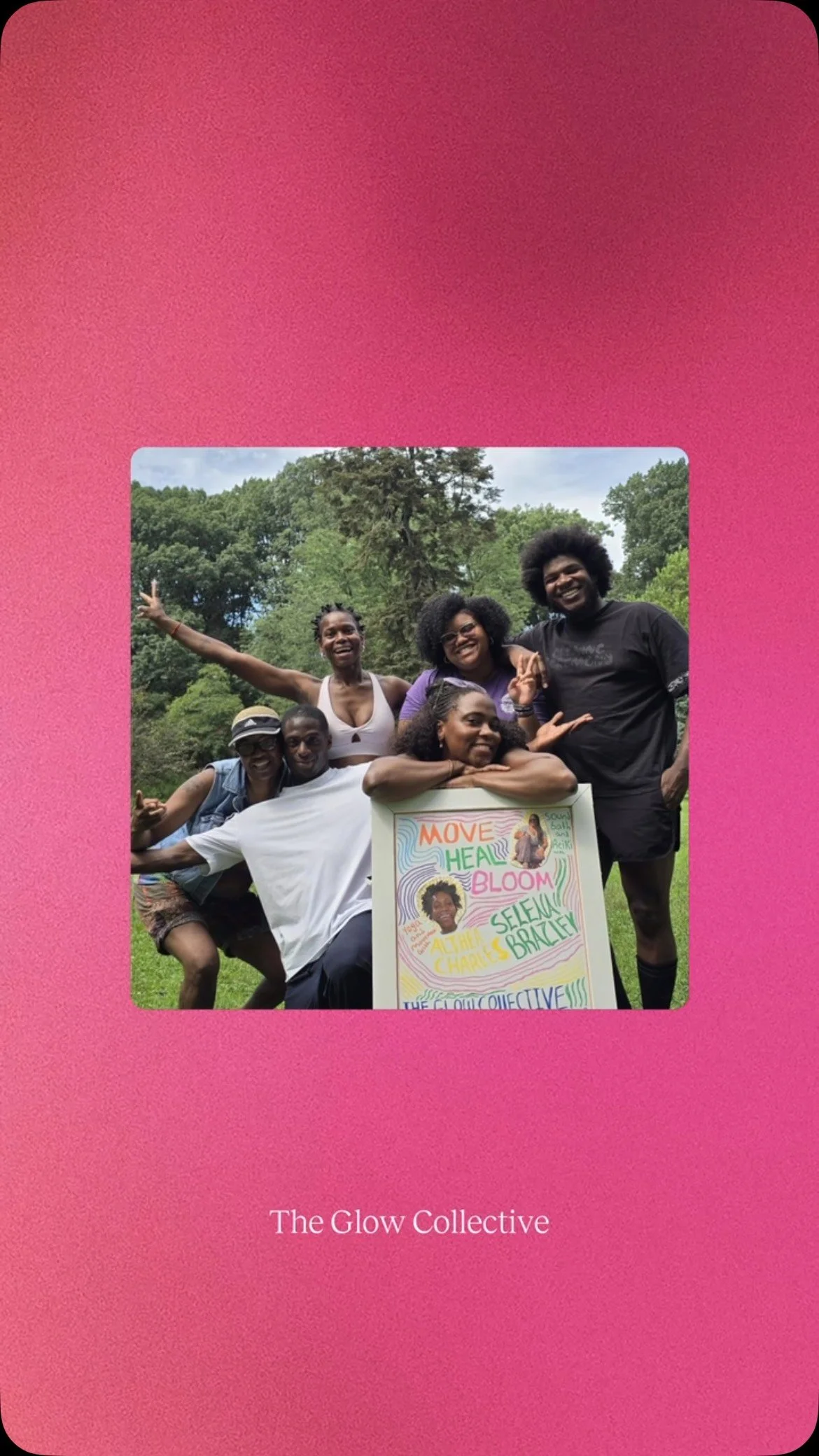 Hey Tribe 💕 The Glow Collective is back!
Our next event is happening this Saturday at Lincoln Terrace Park. Join us for a wellness experience like no other!
July 26th @ noon ☀️
Donations accepted 🙏🏽 Tix will be available soon!
Visuals crea