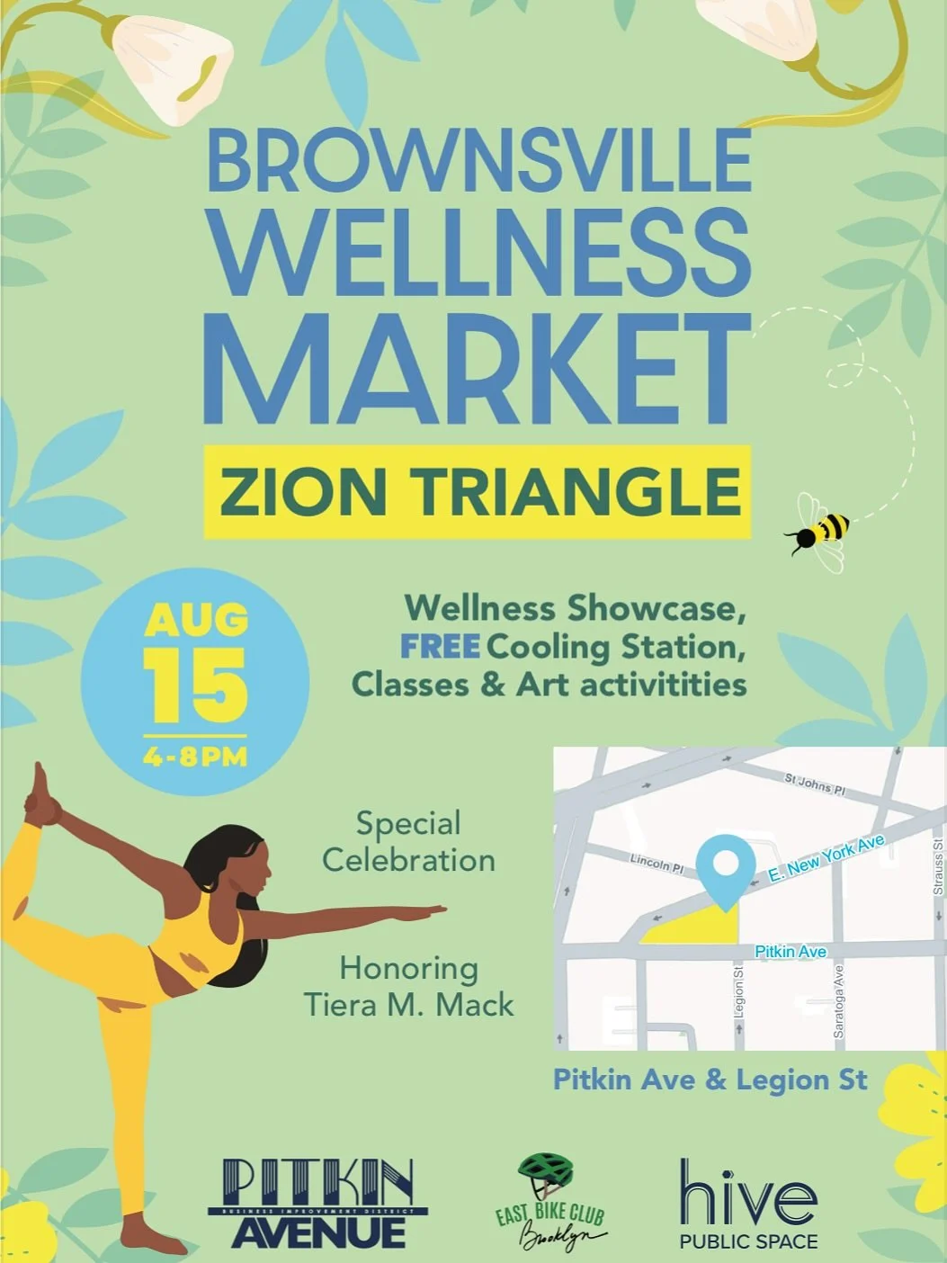 The Brownsville Wellness Market is back this Friday!! Join us for some fun in the sun 🌞

Catch me outside for 1:1 reiki and sound healing sessions at a special rate 🫶🏽

#Brownsvillewellnessmarket #brownsville #wellness #reiki #soundhealing #dance 