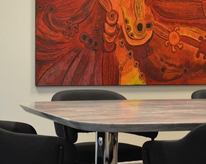 An image of Aickin Chambers' office space, featuring a well-curated furniture styling package designed to reflect professionalism and comfort, ideal for legal professionals.