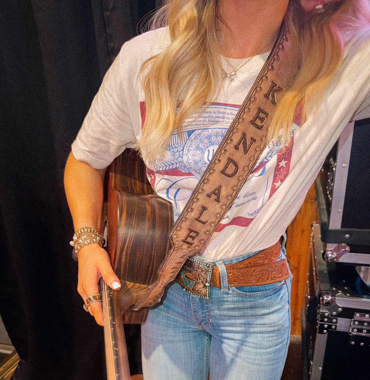 new guitar straps, my girls, &amp; country music, life couldn&rsquo;t be better!! 🤠🎸💫🎰