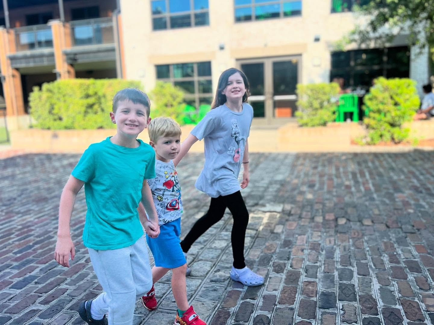 Hard to believe there are multiple humans that I&rsquo;m responsible for that have actually turned out okay. Sometimes they even hold hands and look like they&rsquo;re having a good time. Love all these tiny humans + Jethro + mommy!