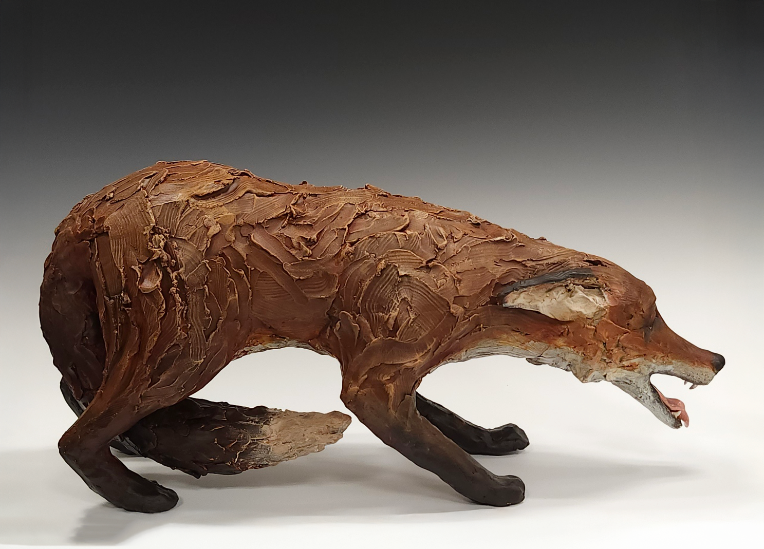 Nerves, 2026, 24"x10"x9", Ceramic, Paint