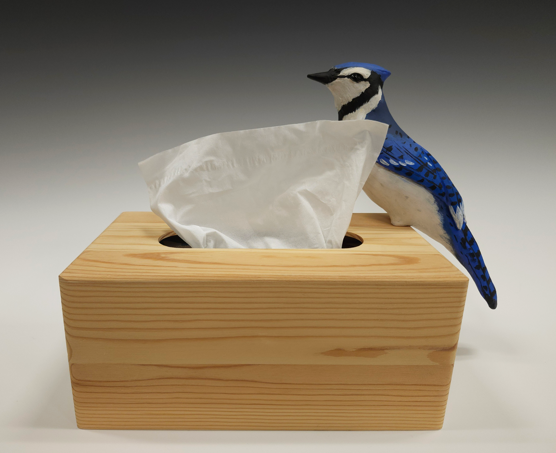 The Therapist, 2025, 10.5"x13.5"x5.5", Ceramic, Found Object, Paint