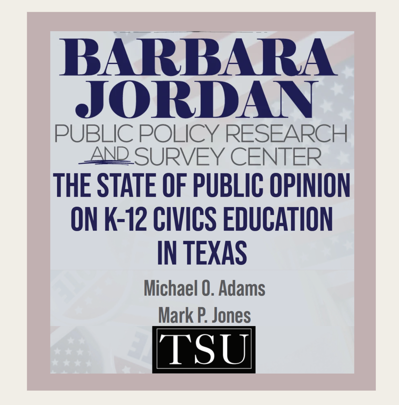 New Poll: Texans Strongly Support Civics Education—But Say Schools Could Do More
