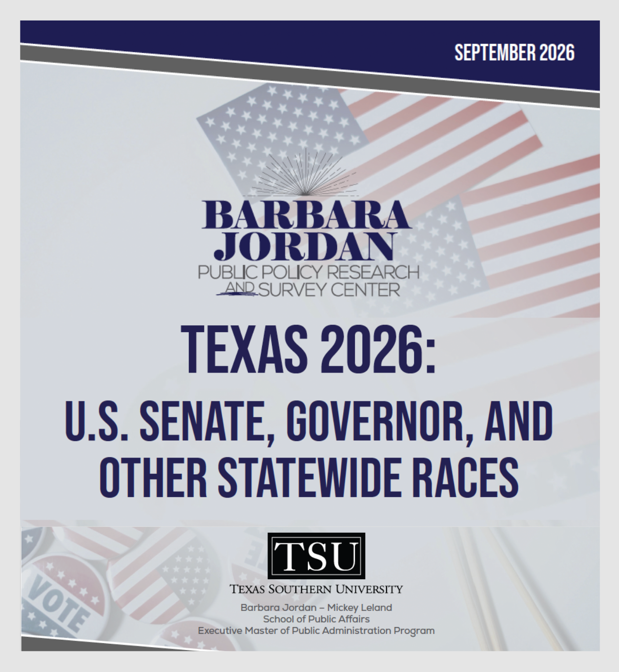 Fort Bend County 2026: Democrats Lead Every Statewide Race on the Ballot, but Confidence in the Elections Splits Along Jurisdictional Lines