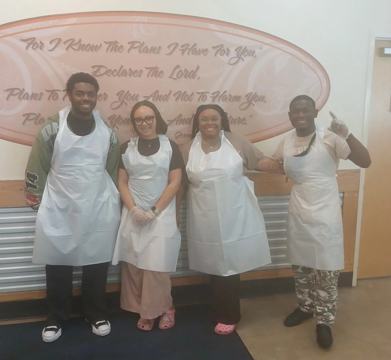 New Greenwood Young Adult Ministry volunteered to serve our clients today. Thank you for serving!!!!