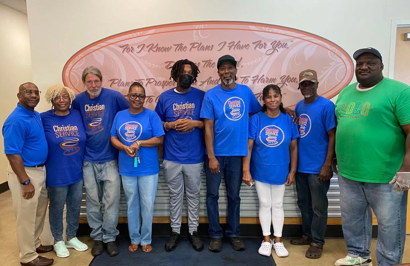 The team that makes it happen at Christian Service 7 days a week 364 days a year. We say thank you!!!!!