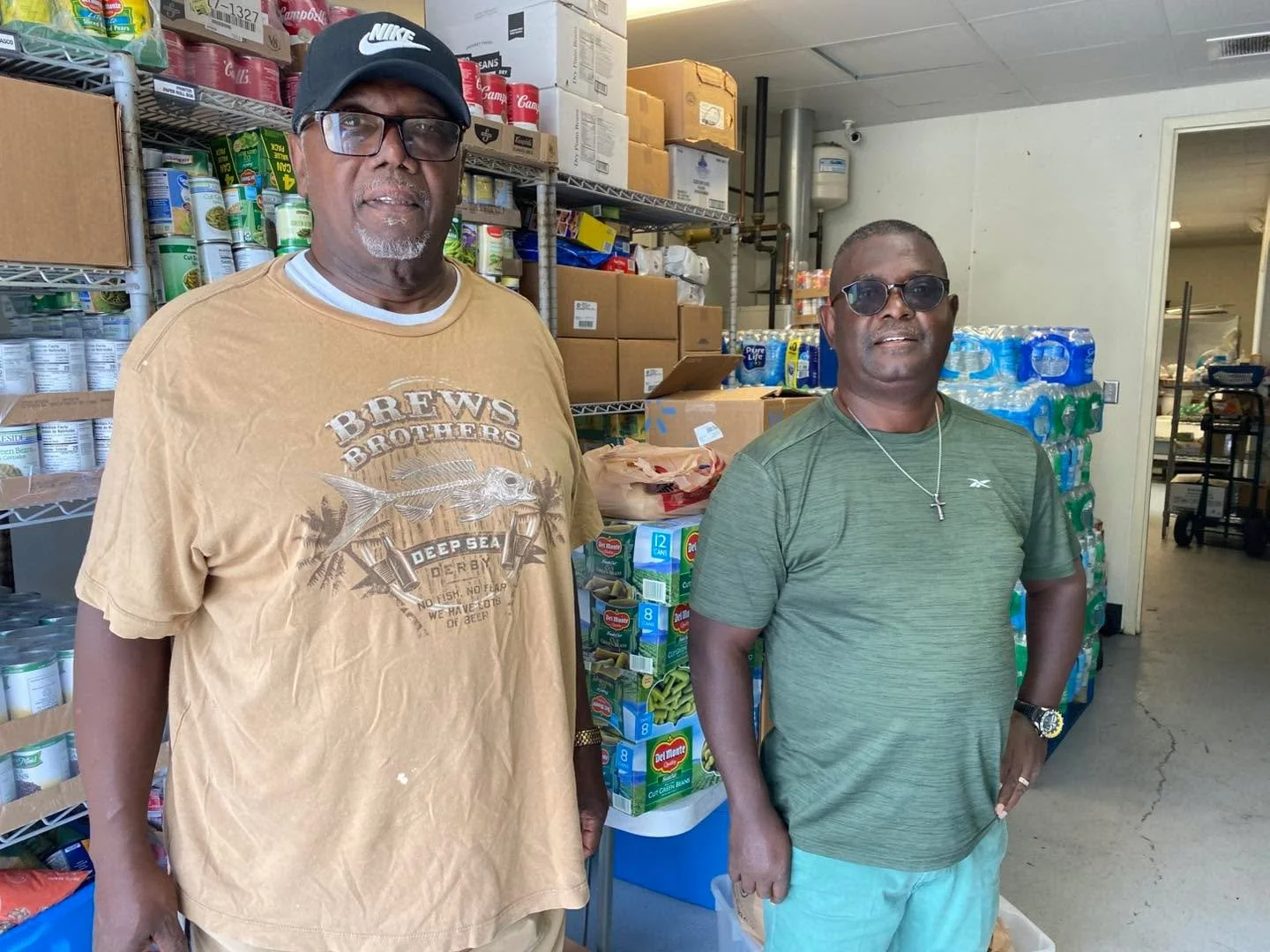 With Grateful Hearts
Christian Service extends heartfelt thanks to Pastor Ronald Perkins and Deacon Ronnie King of Greater Zion Mission Baptist Church for their generous donation of food supplies. Your support nourishes more than bodies&mdash;it upli