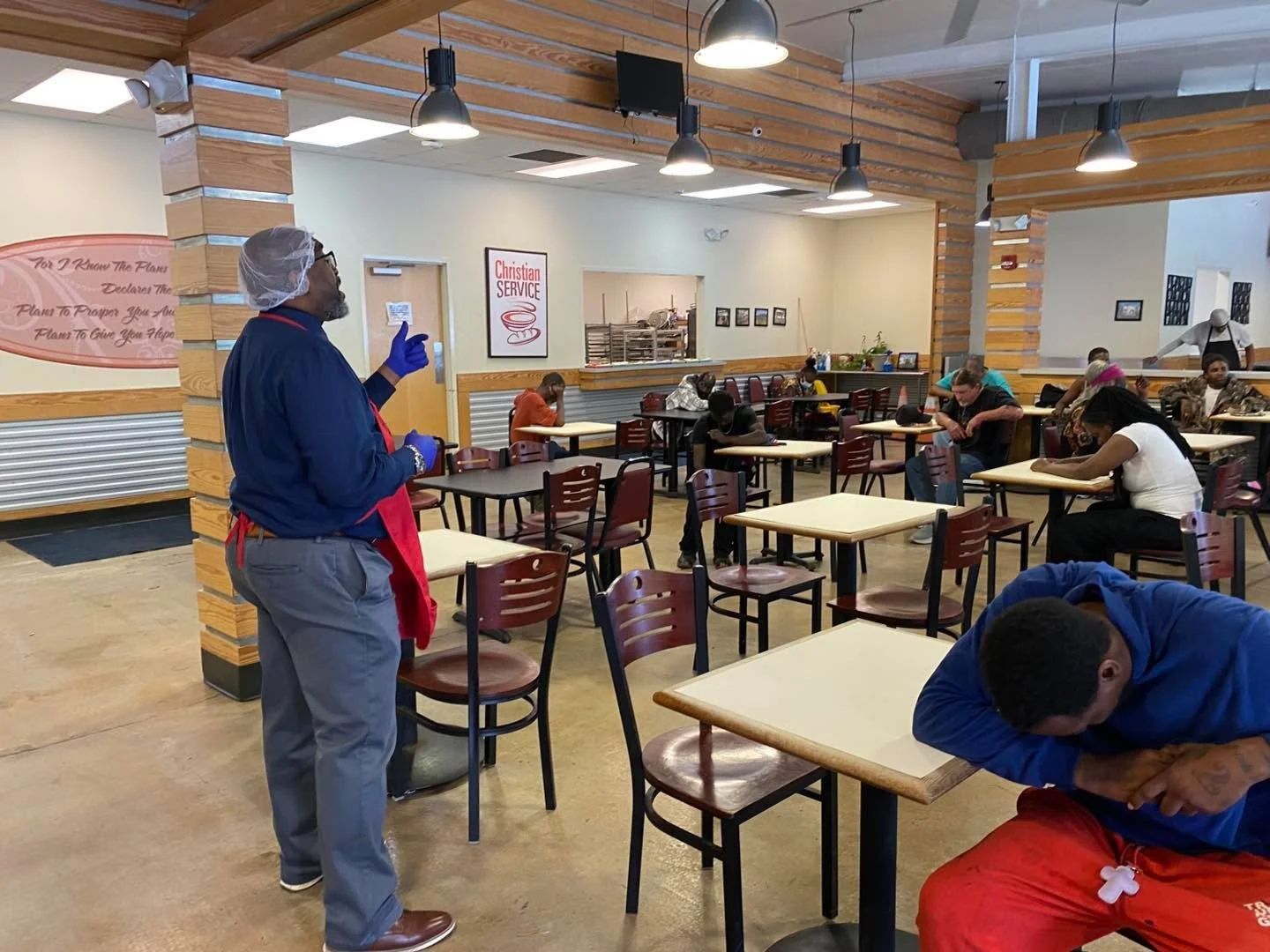 Another packed house at Christian Service today! 
 
The incredible A-Team from St. Mary AME Church was on duty, serving every single client who walked through the door with dedication, compassion, and love. 
 
We are beyond grateful for your unwaveri