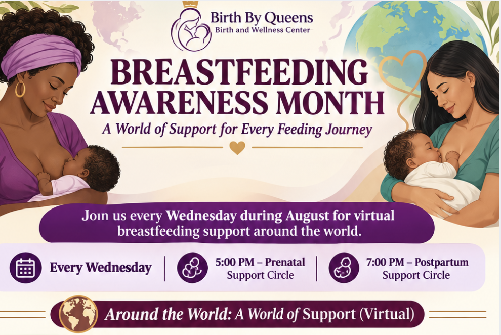 Birth By Queens - World Breastfeeding Month - A World Of Virtual Support