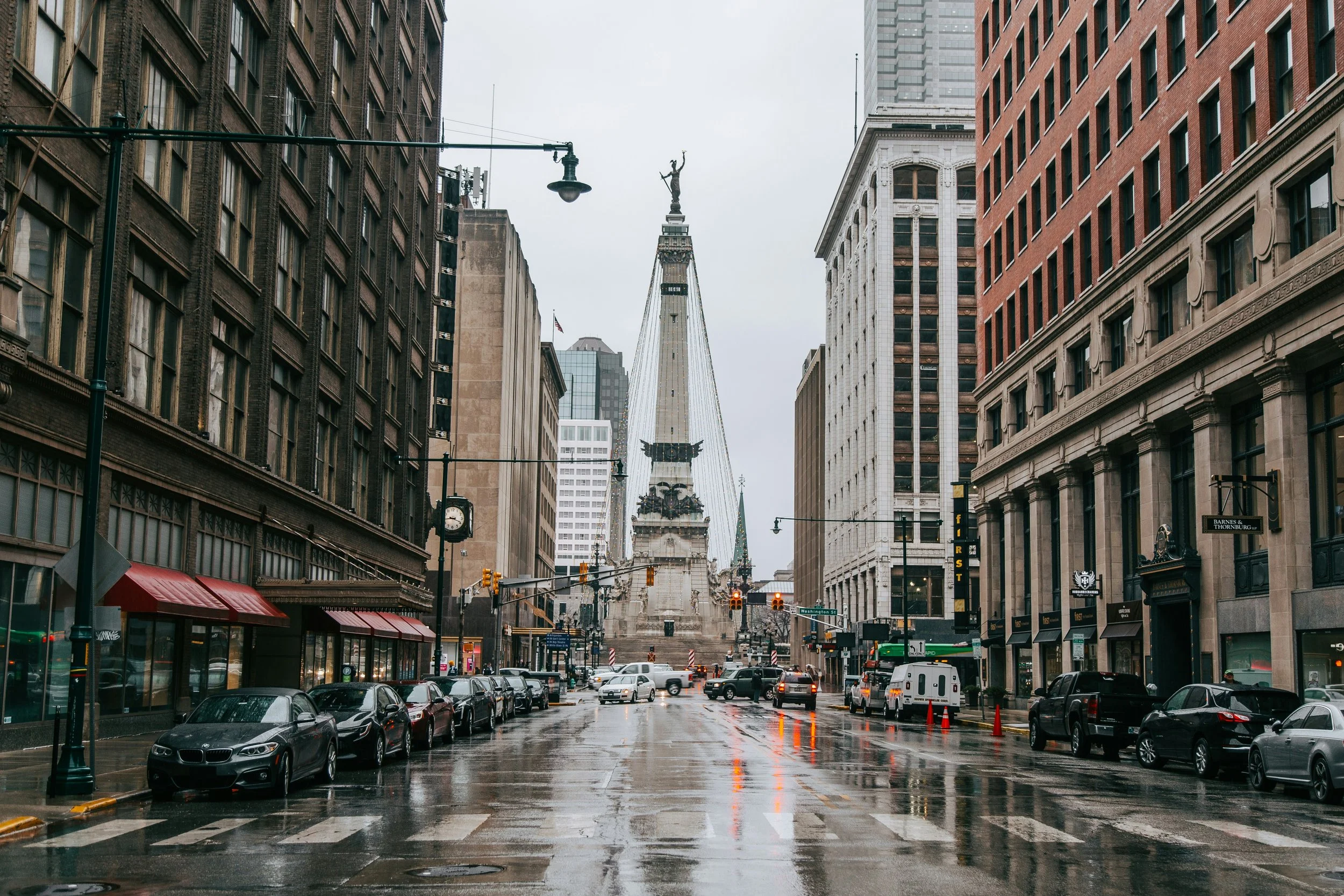 Indianapolis Indiana real estate investor email list audience across the downtown skyline with targeted property investors and real estate professionals in Indianapolis IN