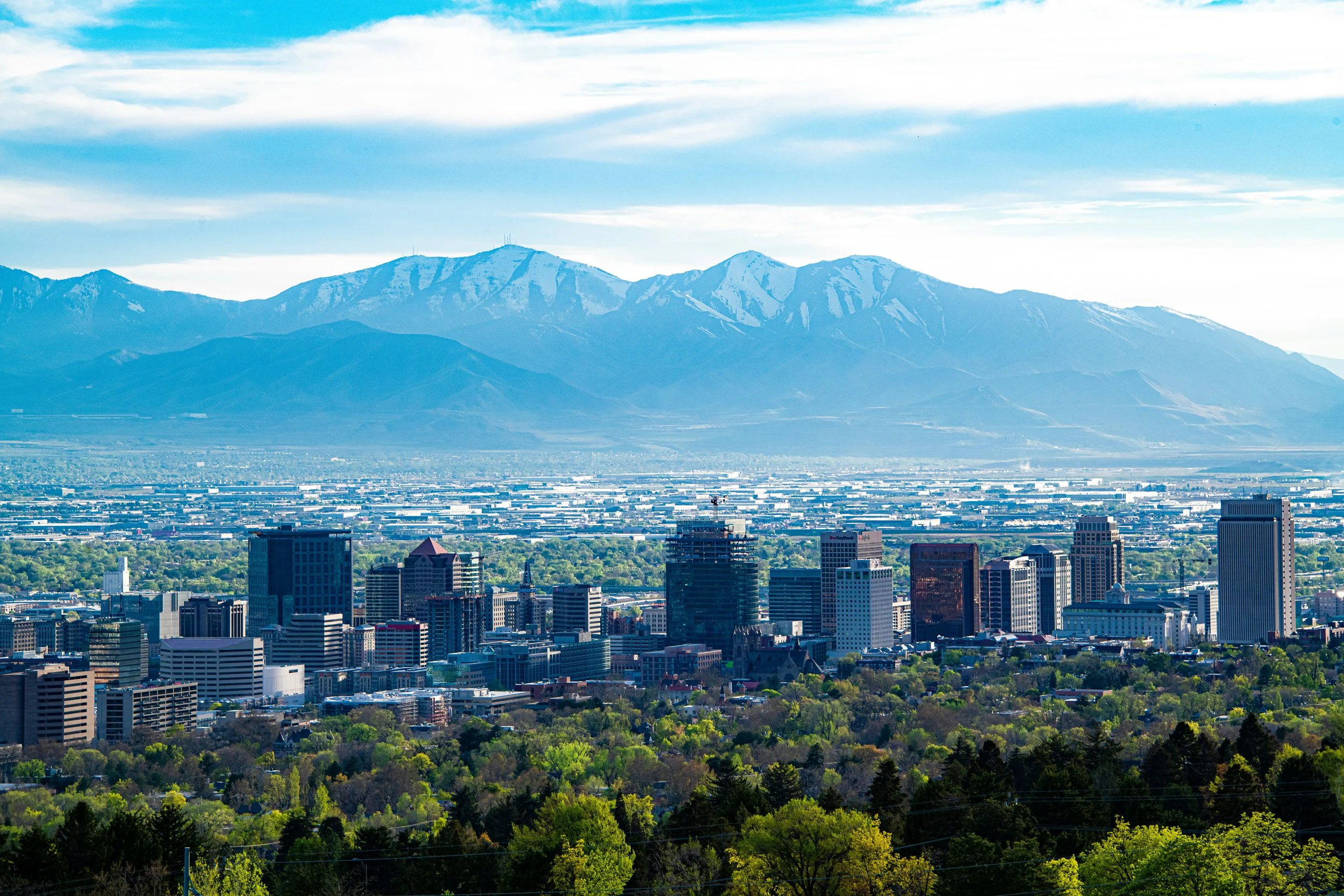 Salt Lake City Utah real estate investor email list audience near the Wasatch Mountain backdrop with targeted property investors and real estate professionals in Salt Lake City UT