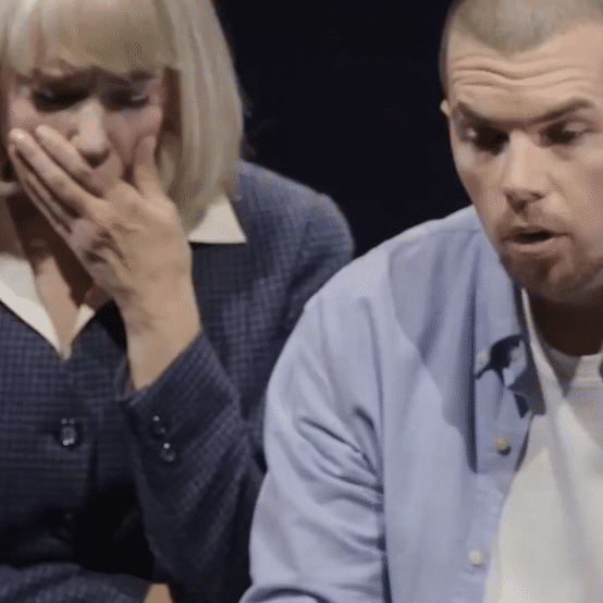 House of McQueen off-Broadway play starring Luke Newton, Emily Skinner, and Catherine LeFrere