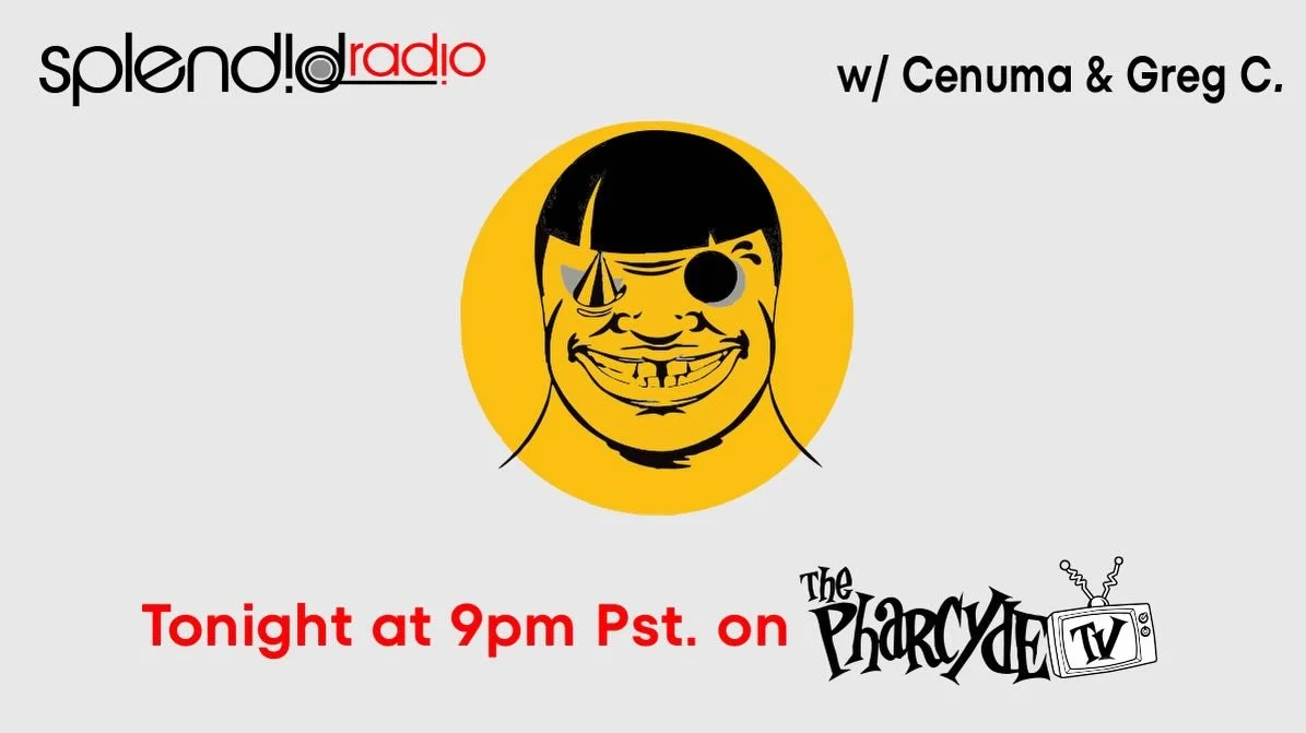 Time in tonight at 9pm on PharcydeTV to catch the rebroadcast of @splendidradio with guest @cenuma ..

After the chat @djoggy drops the #splendidmix to close out the night .. 

#pharcydetvistheplacetobe