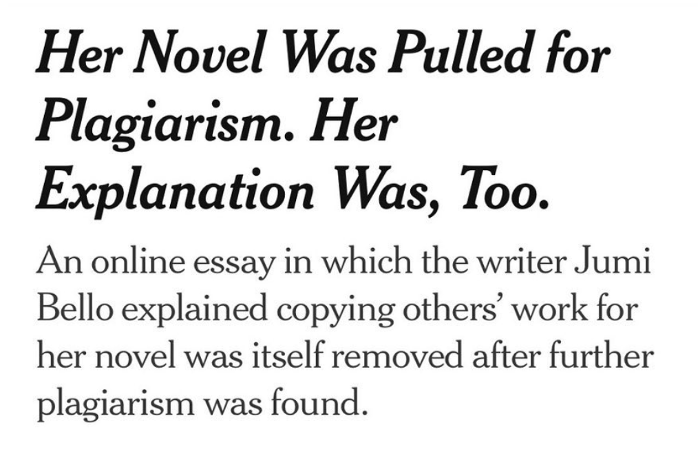 Plagiarists Keep On Keepin’ On