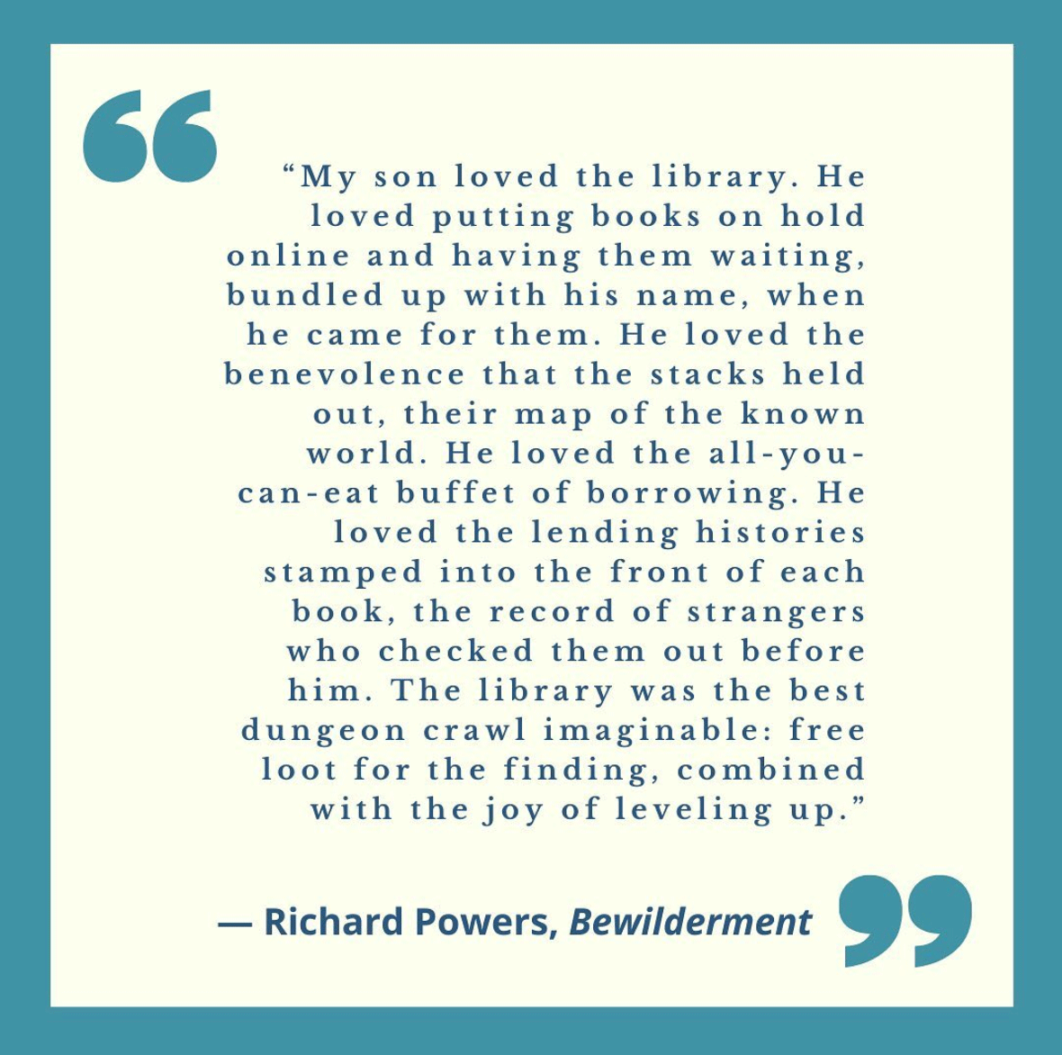 Libraries are Benevolent
