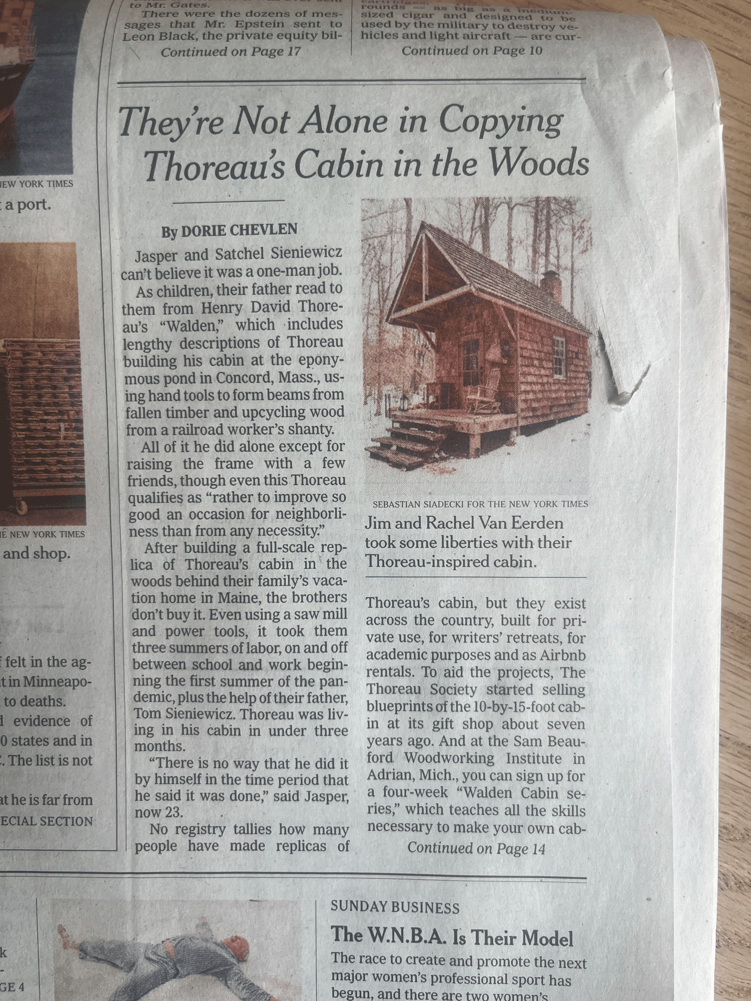 Building Thoreau’s Cabin