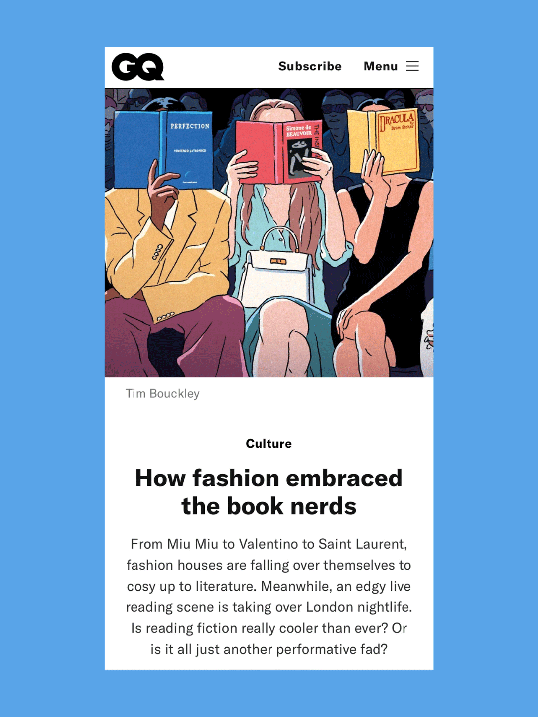 How Fashion Embraced the Book Nerds (and why?)
