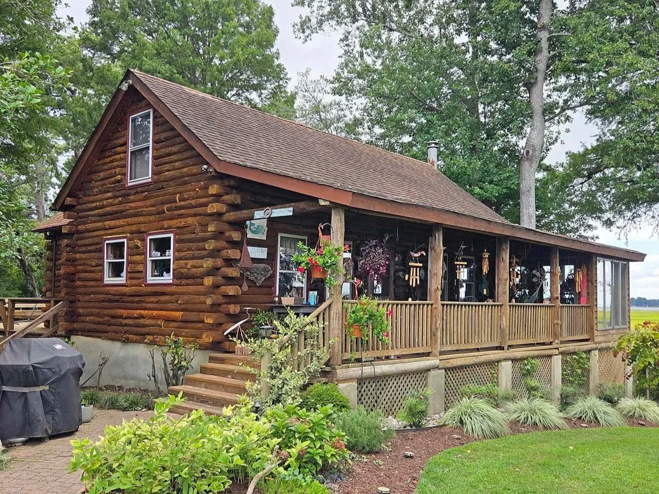 This sweet little home with special memories is now now repaired, protected, and beautified.