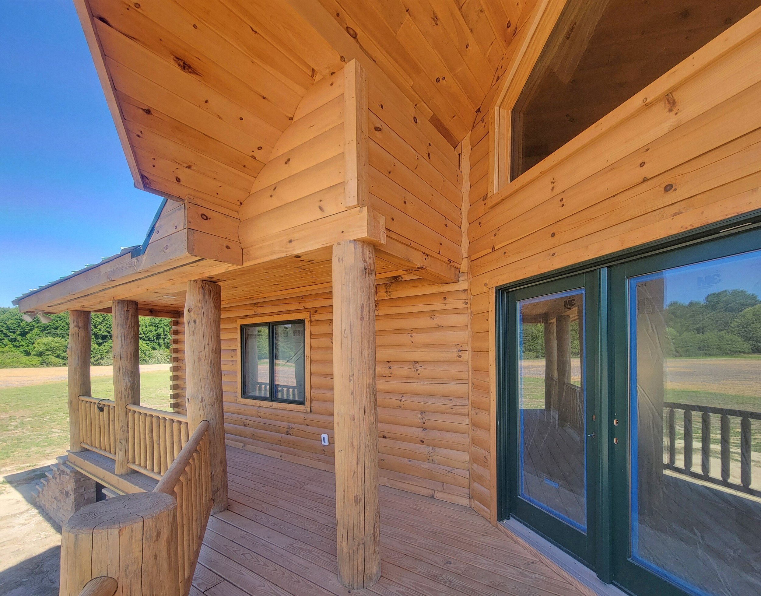 Completed porch.