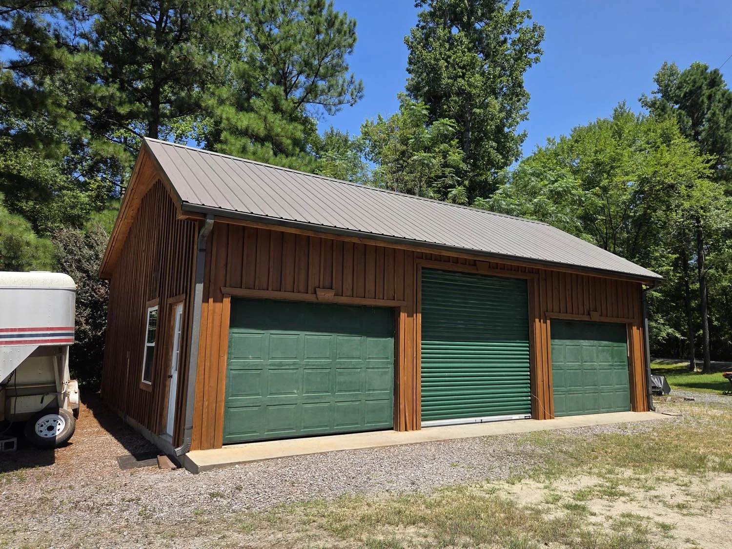 ...as well as the utility garage.