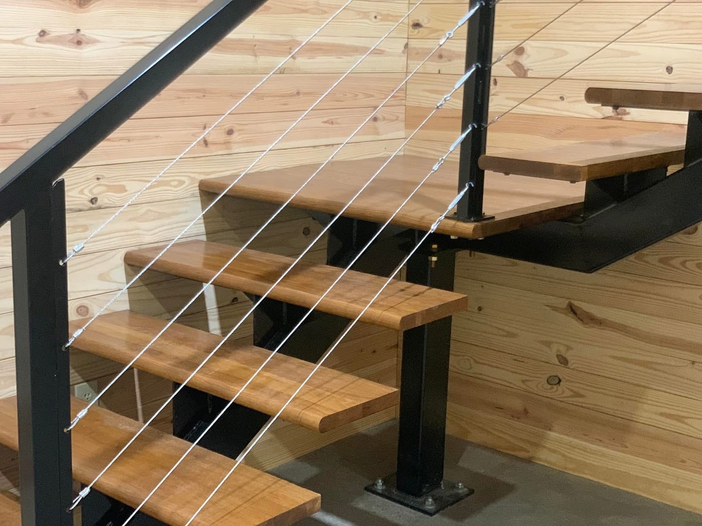 Thanks to @powerandrubbersupply for letting McDow Welding take on this project with @cademoody running point on this beautiful staircase for their new office.