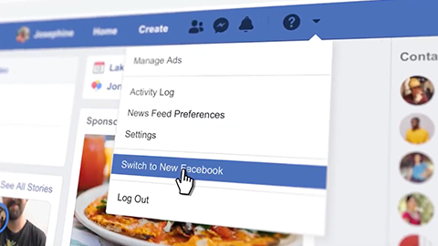 Facebook Website Redesign