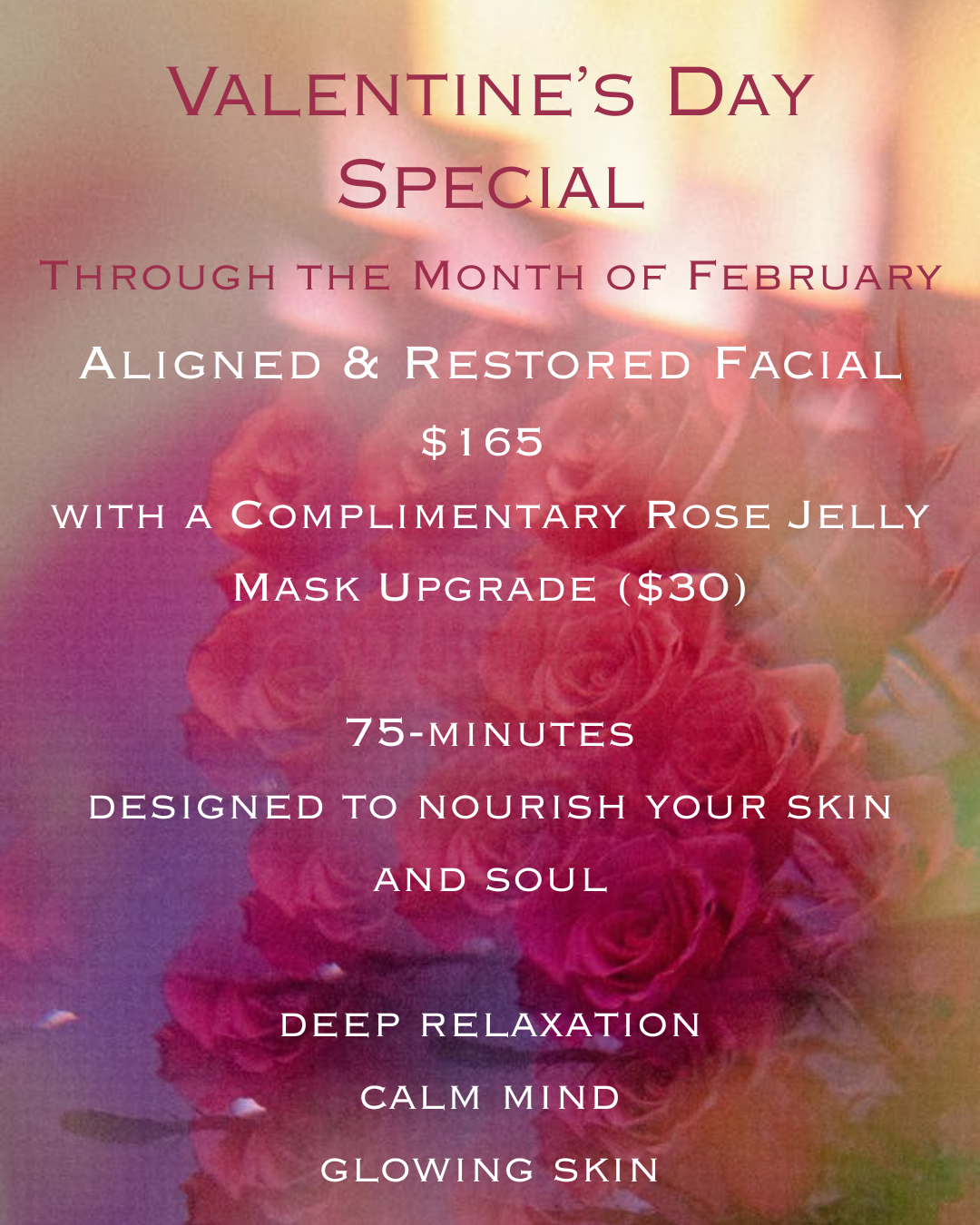 Valentine's Day Facial Special in Woodstock, GA
