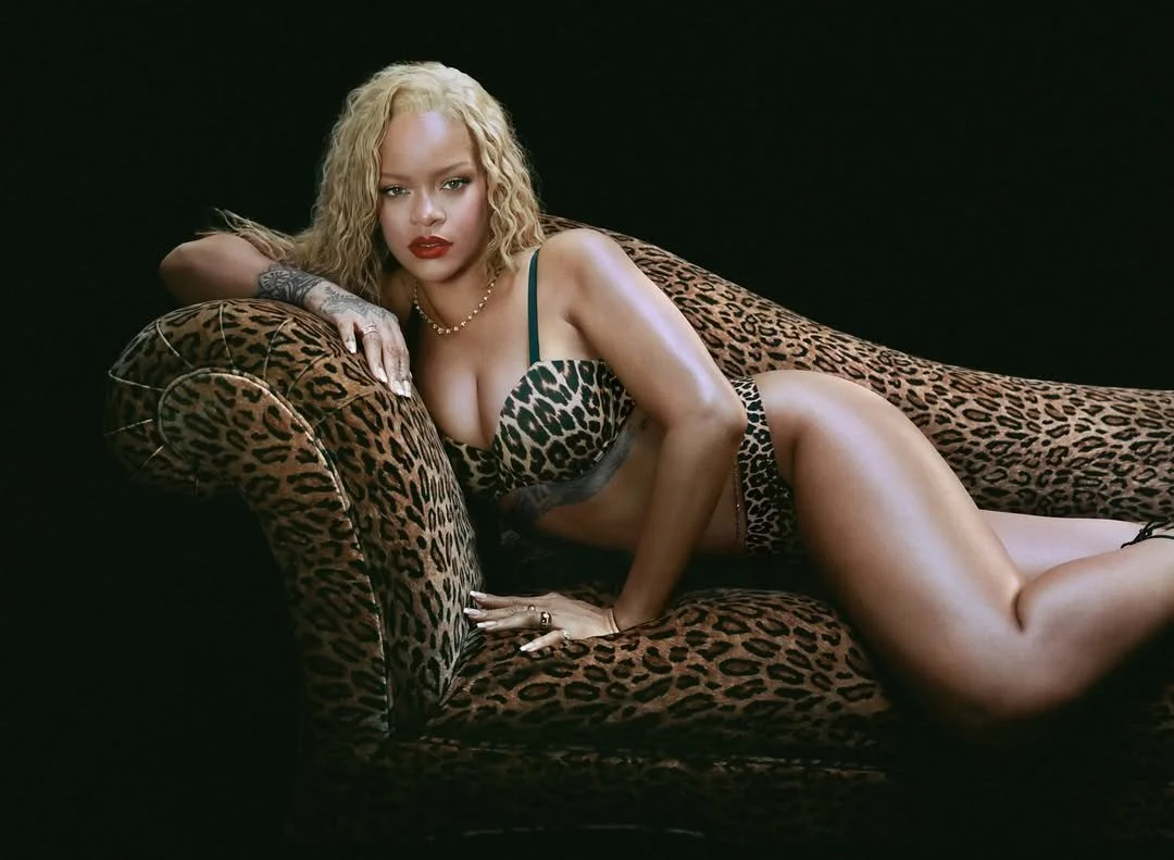 Rihanna modeling ‘Soft and Savage’ lingerie from Savage X Fenty campaign