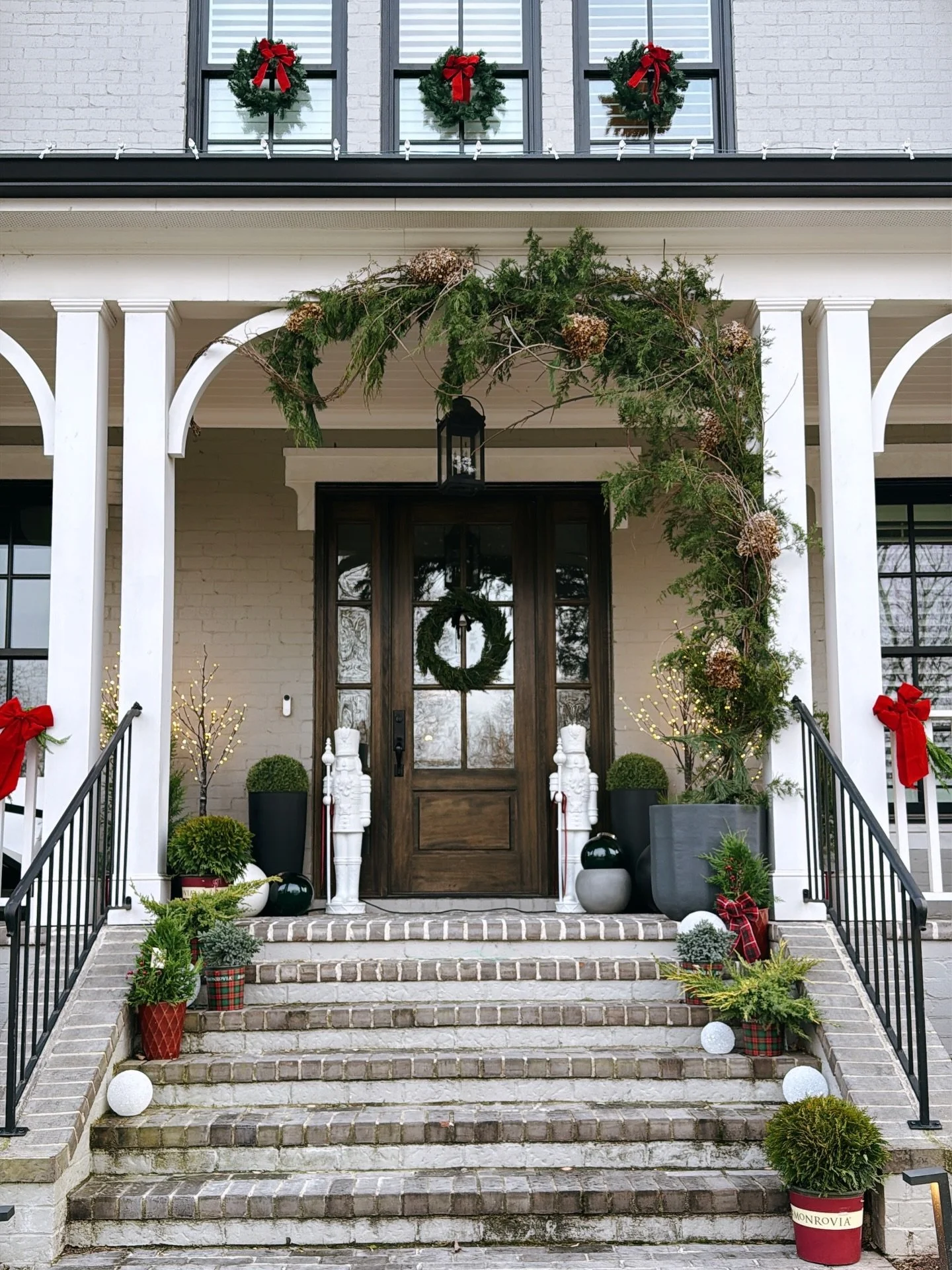 Went foraging in the neighborhood &amp; she turned out just right. 

Because I&rsquo;m a to-do list aficionado, I wanted all the things done before this week. Home(s) are all festive for the holidays. Presents wrapped under the tree. One &lsquo;kid&r