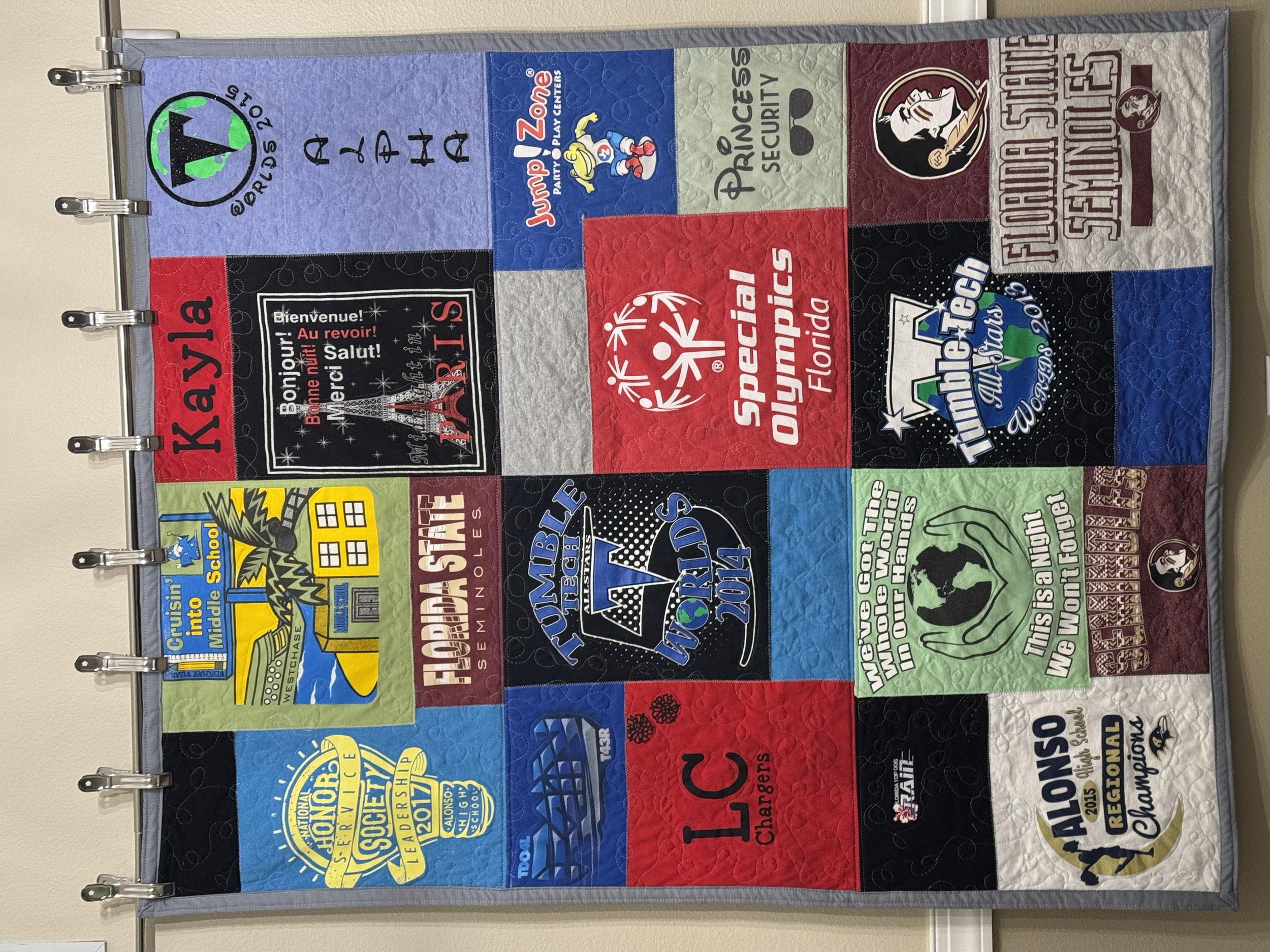 Collage Style Quilt- Size Small