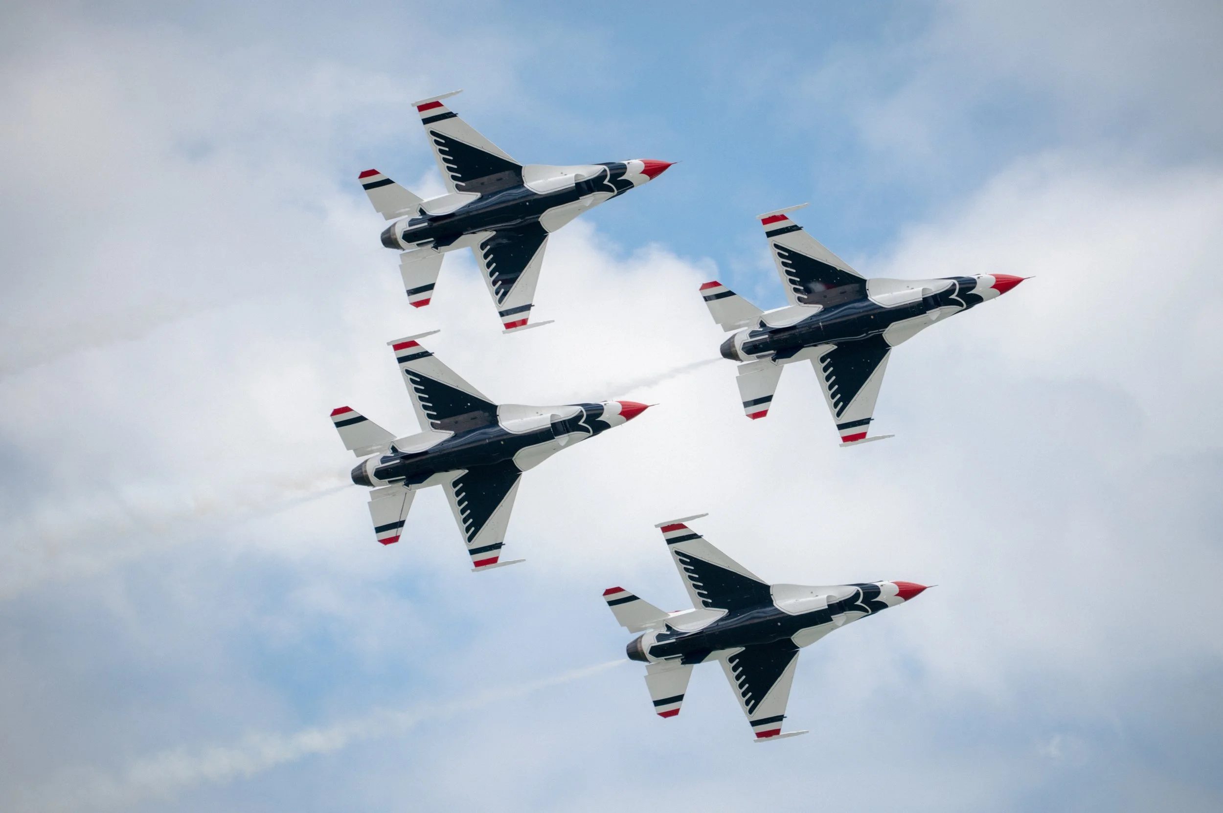 Air show over New York for Fleet Week during Memorial Day weekend, featuring military and civilian aircraft (May 24, 2025)