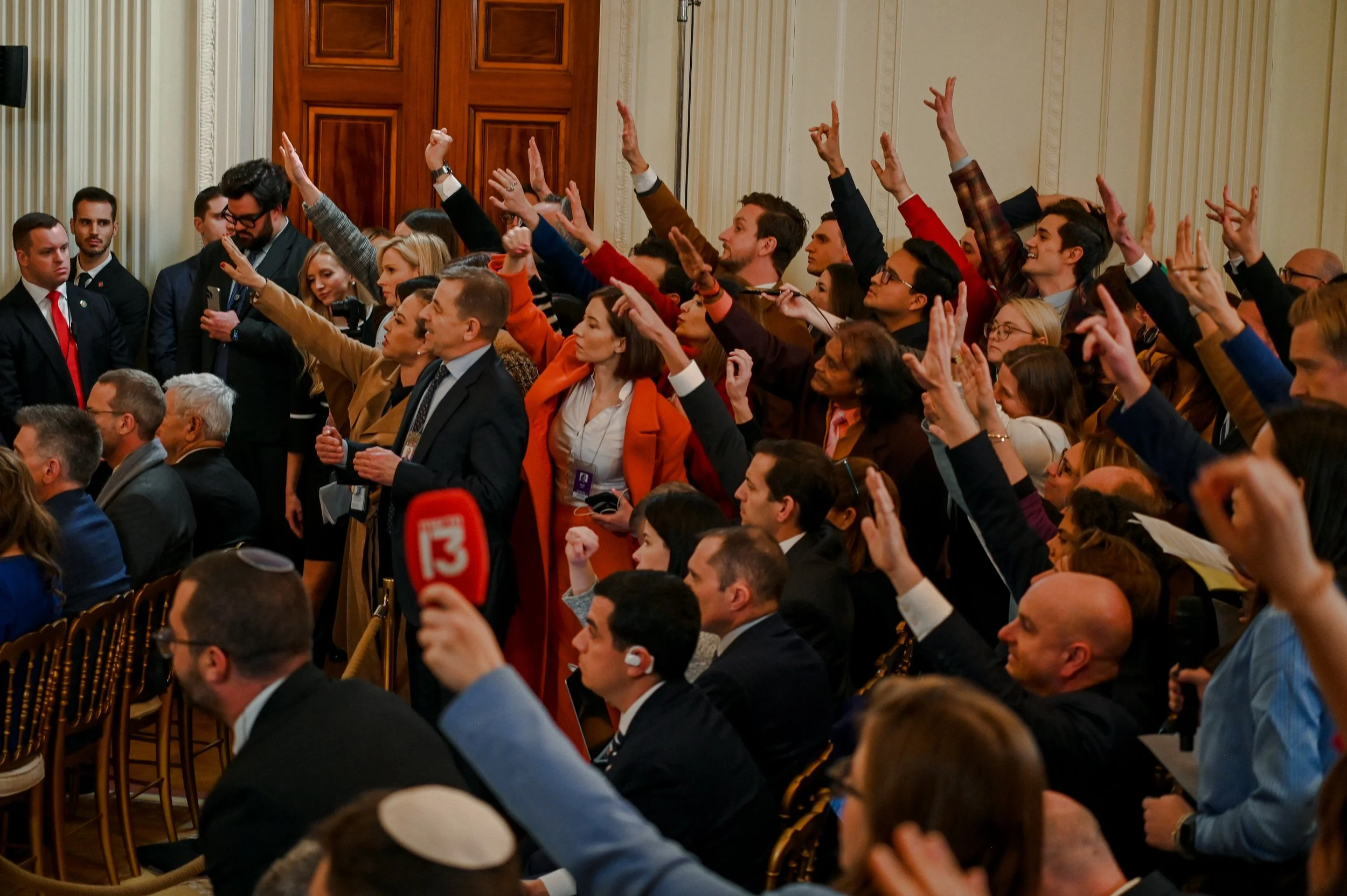 Press conference at the White House East Wing (Feb 4, 2025)