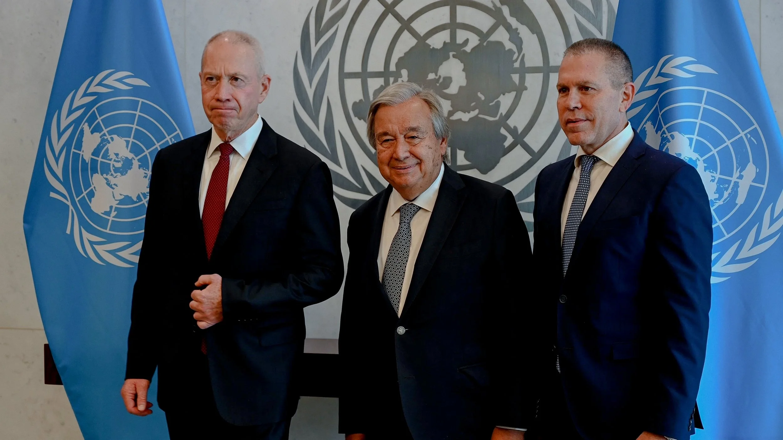 Israeli Minister of Defense and UN Representative meeting with the UN Secretary-General (Aug 28, 2023)